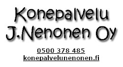 Konepalvelu J. Nenonen Oy logo